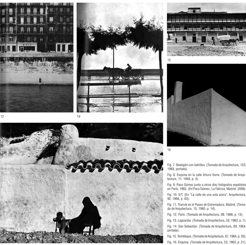 Fig. 7. Bodegón con ladrillos. (Tomada de Arquitectura, 123, 1969, portada).