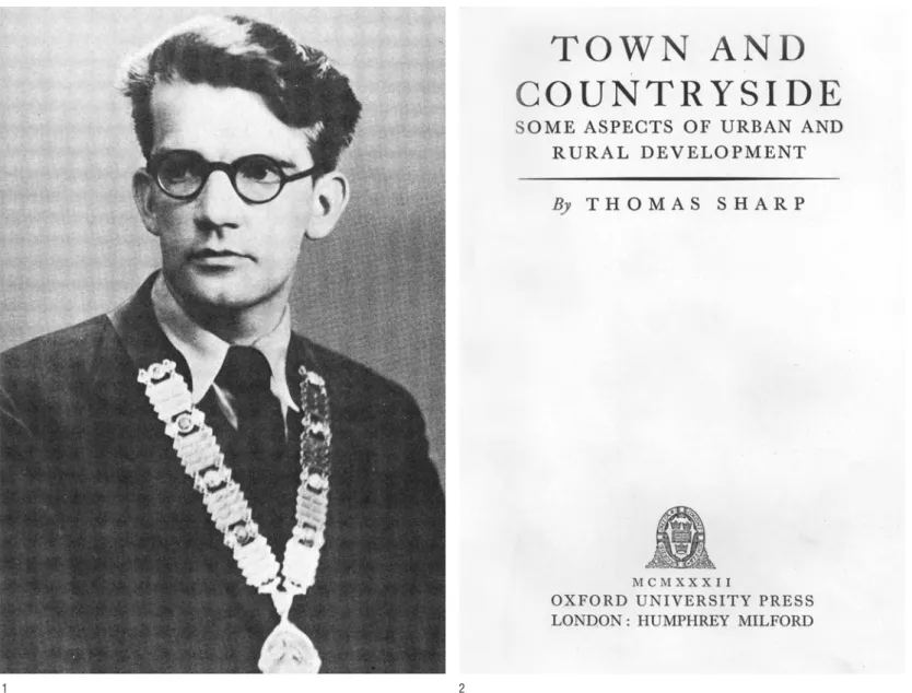 Fig. 1. Retrato de Thomas Sharp. (SHARP, T., Town and Countryside, 1932).