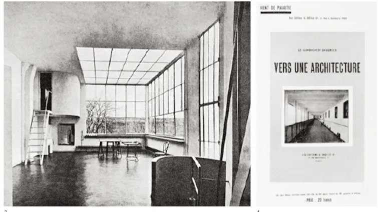 Fig. 3. “An Artist's Studio”, interior del estudio de Ozenfant por Le Corbusier, 1924; de Towards a New Architecture*, p