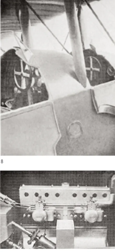 Fig. 8. “Farman”, de Towards a New Architecture*, p. 112. Fig. 9. “A Bugatti Engine”, de Towards a New Architecture*, p