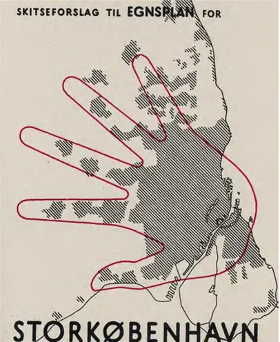 Fig. 6. Planta de Copenhague, Finger Plan