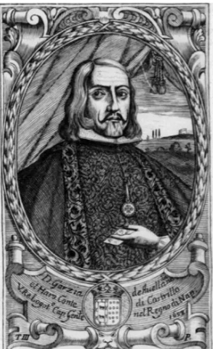 Fig. 3. Retrato del Conde de Castrillo. Grabado italiano c. 1659