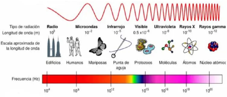 Figura 1. Espectro electromagnético