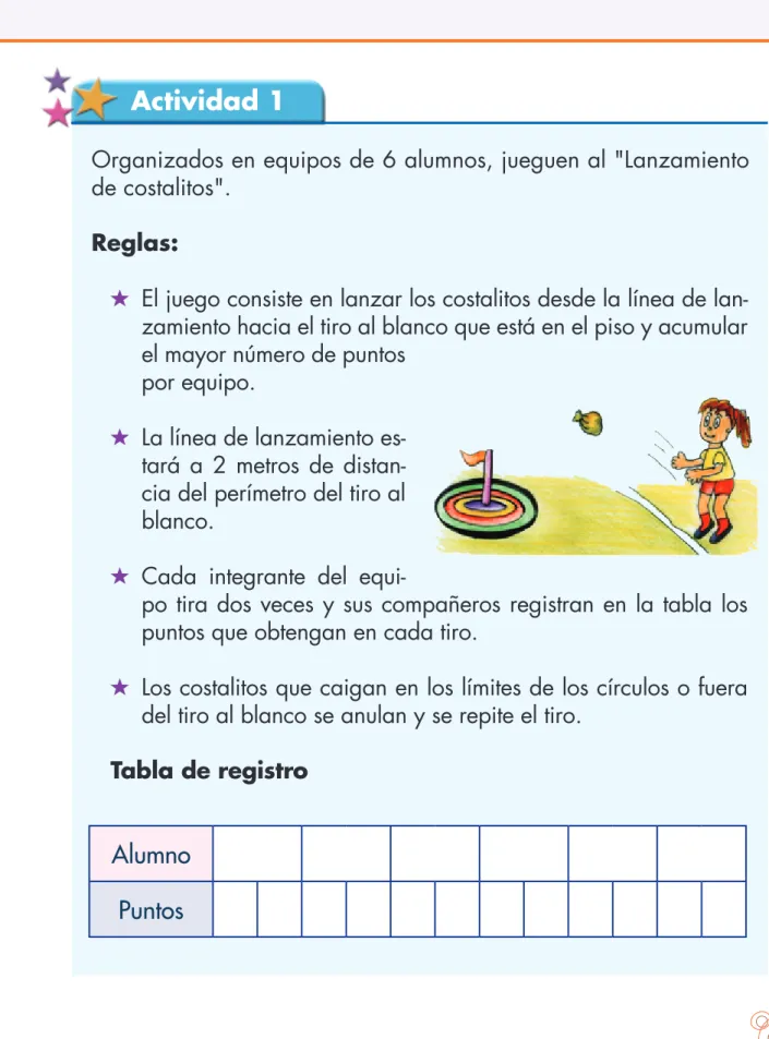 Tabla de registro