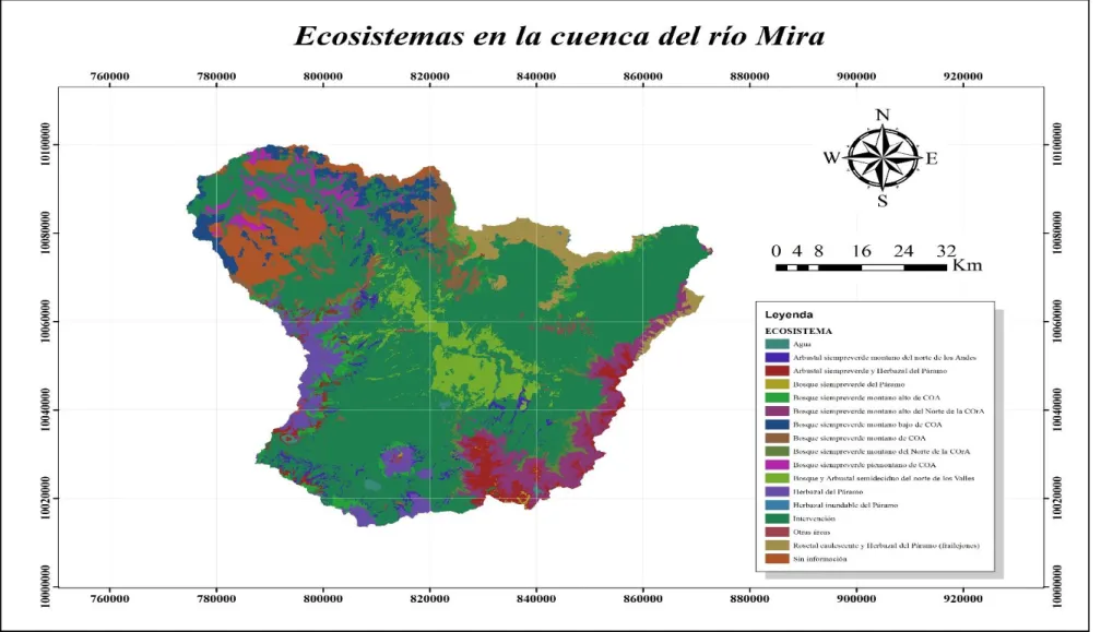 Figura 5. Mapa de ecosistemas. 
