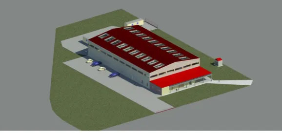 Figura 2. Renderizado en  Revit.  (Fuente: Elaboración 
