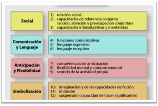 Figura 4: Las dimensiones de Rivière (1998) 