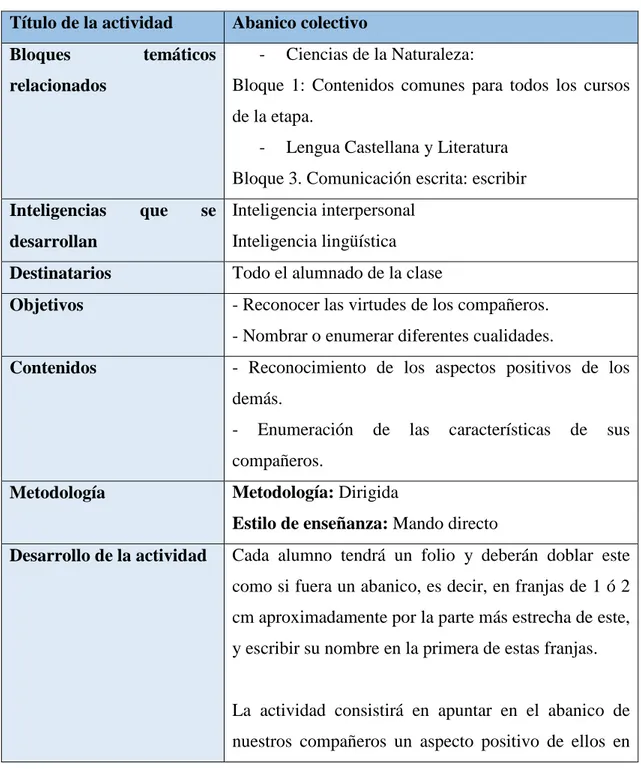 Tabla 3. Actividad 1 (Continuidad) 