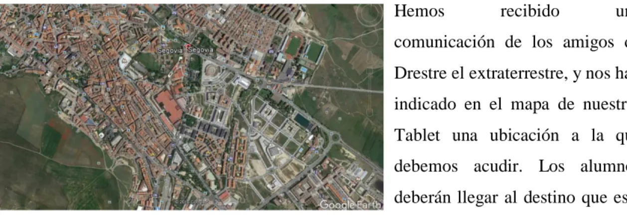Ilustración 9. Imagen de Segovia desde Google Earth.