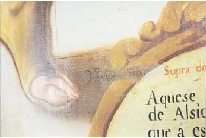 Figura  2. Ignacio Berben, La flagelación, detalle,  óleo sobre tela, Museo del ex convento de Guadalupe, claustro alto, Guadalupe, Zac