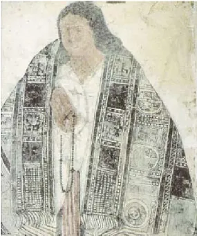 Figure  4. Mural Portrait of a Cacica. Nave Wall of the Church of Sutatausa. Anonymous, ca