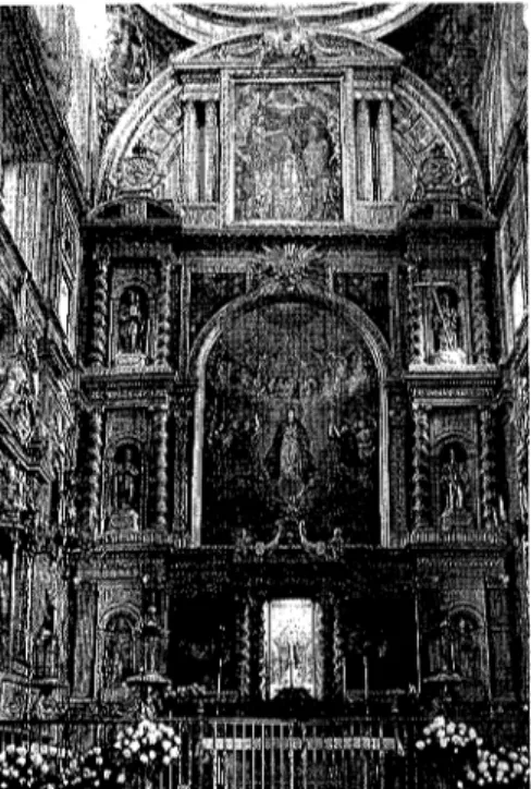 Figure 3. Altar de los Reyes with the Assumption, by Pedro García Ferrer