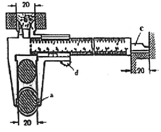 Figura 3: Parte del Calibrador Tipo Mauser o de Pie de Rey 