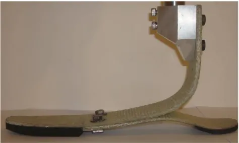 Fig. 10: Prototipo de pie en material compuesto