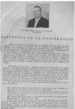 Fig. 3.  Despedida de la Universidad 