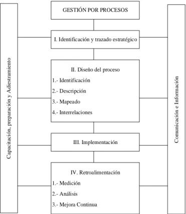Gráfico 3 Modelo de Gestión por Procesos. 