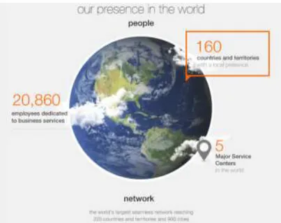 Figura 1. Presencia de Orange en el mundo  Fuente: http://www.orange-business.com/en/facts-figures 