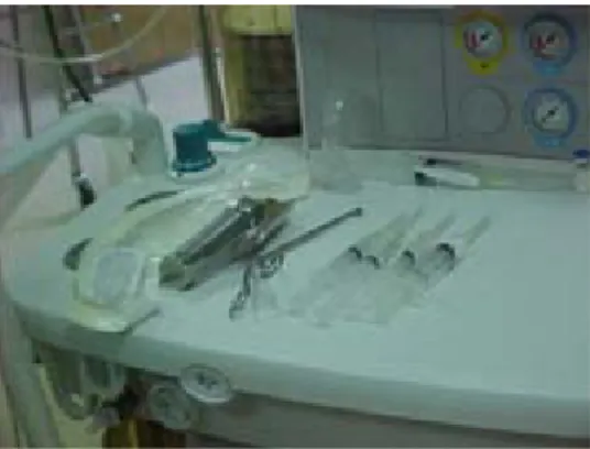 Figura 1. Instrumental y medicamentos
