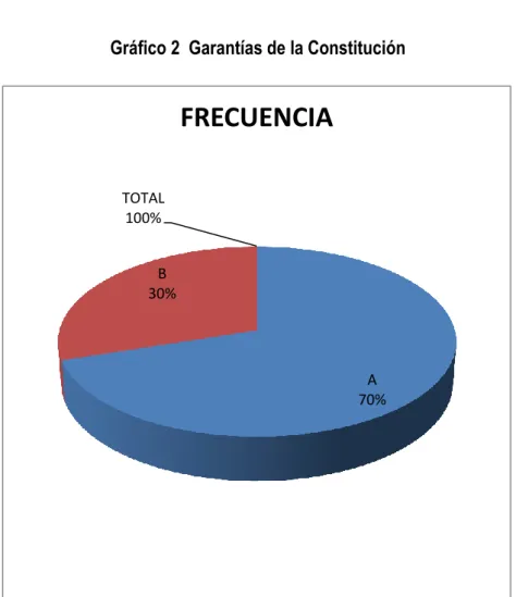 Gráfico 2  Garantías de la Constitución 
