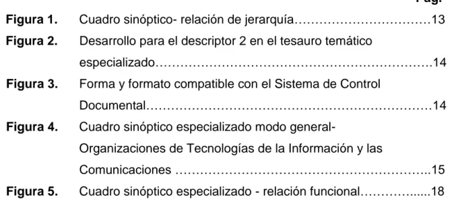 Figura 3.  Forma y formato compatible con el Sistema de Control 