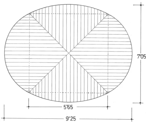 Figura 2. Planta de la cripta: cotas e hiladas