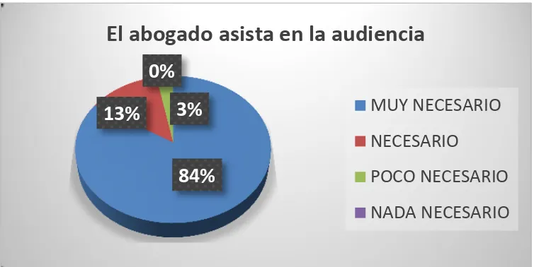 Figura 4. Abogado asista en la audiencia 