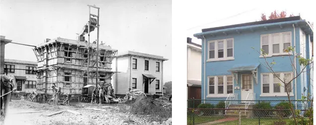 Fig. 4. Modelo de casa de hormigón vertido, Thomas Edison, Union, Nueva Jersey, 1908-1921