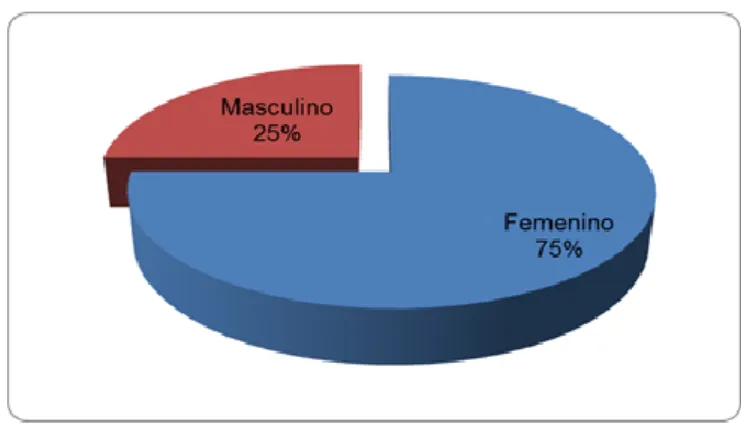 Gráfico  1.  Distribución  de  pacientes  según  sexo.   Enero 2016 – febrero 2017. 