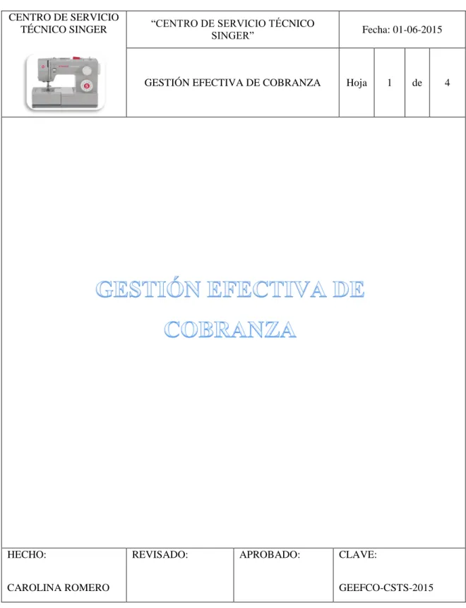 Cuadro 31  Gestión Efectiva de Cobranza 