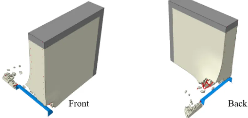 Figure 14. Deformation after 10 ms during punching 