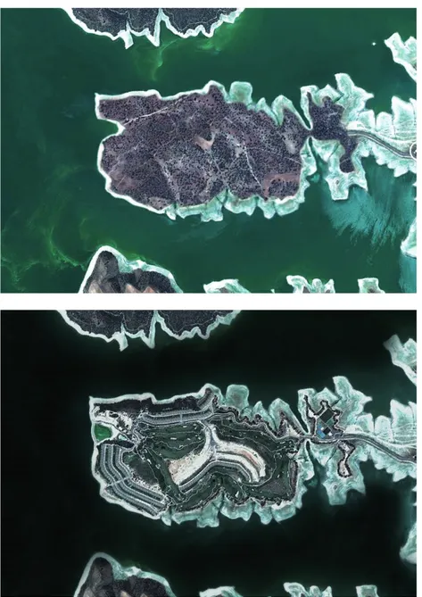 Figura 8. Evolución de Isla de Valdecañas a Campo de Golf Valdecañas , 2002-2013 