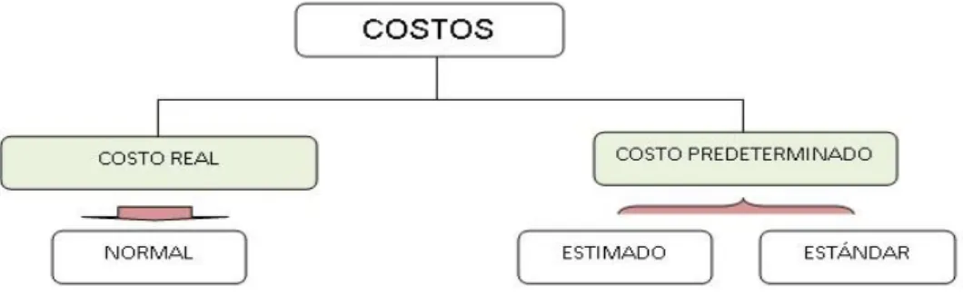 Figura 2  Los costos y su división 