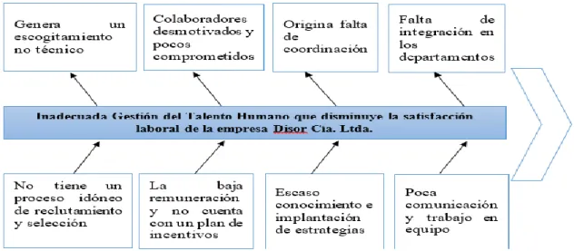 Figura 1: Diagrama causa - Efecto 