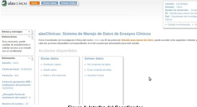 Figura 5: Interfaz para la entrada de datos