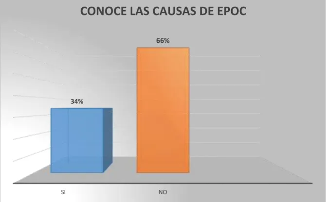 Gráfico 3 CAUSAS DE DESCOMPEMSACIÒN DE LA EPOC 