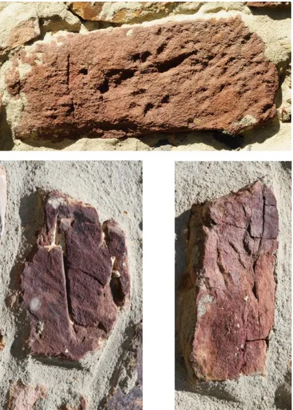 Figura 4.- Restos de otras piedras areniscas 