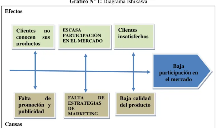 Gráfico N° 1: Diagrama Ishikawa 