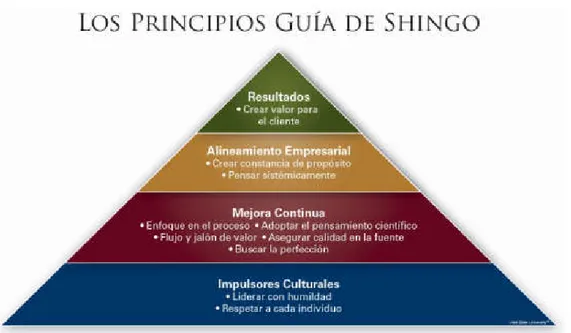 Ilustración 15: Los principios guía de Shingo.  