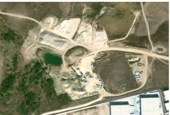 Figura 1: Vista aérea de la explotación e instalaciones 