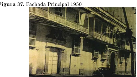 Figura 37. Fachada Principal 1950 