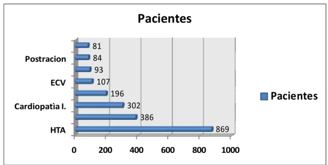 Gráfico 5. Comorbilidad de los pacientes