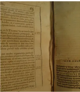 Fig. 2. Páginas cortadas con un objeto afilado.  Erasmus, Tertius tomus epistolas complectens universas… 