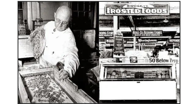 Figura 6   “Clarence Birdseye, fundador de Birdseye Frosted Food en 1922”. 