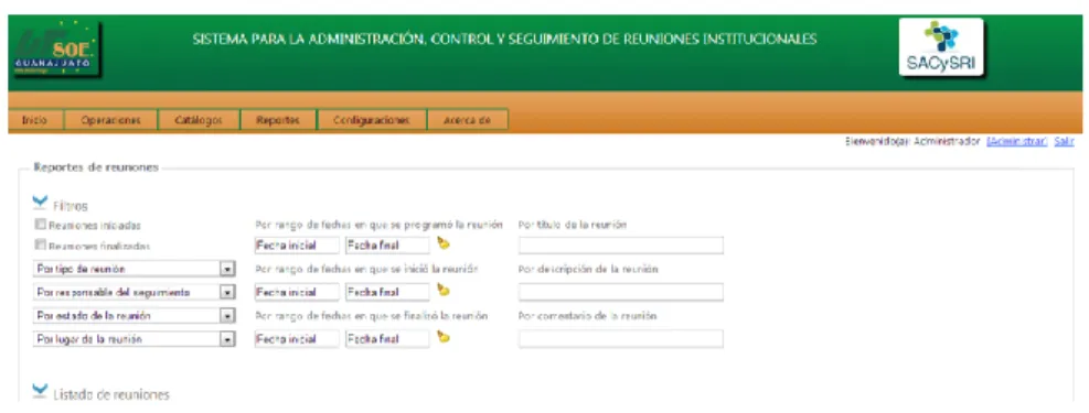 Figura 9.2 Reportes 