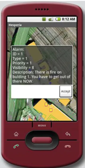 Figura 4.2. Aplicación de seguridad para el sistema Android 