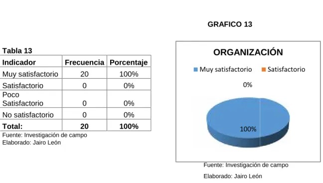 Tabla 13 GRAFICO 13