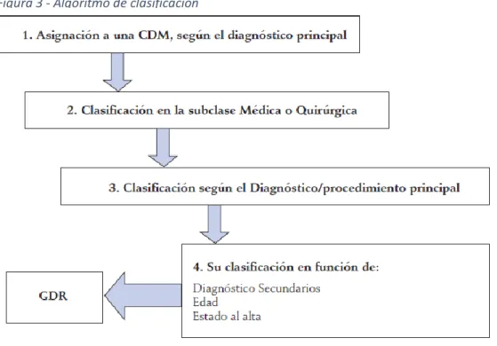 Figura 3 - Algoritmo de clasificación 