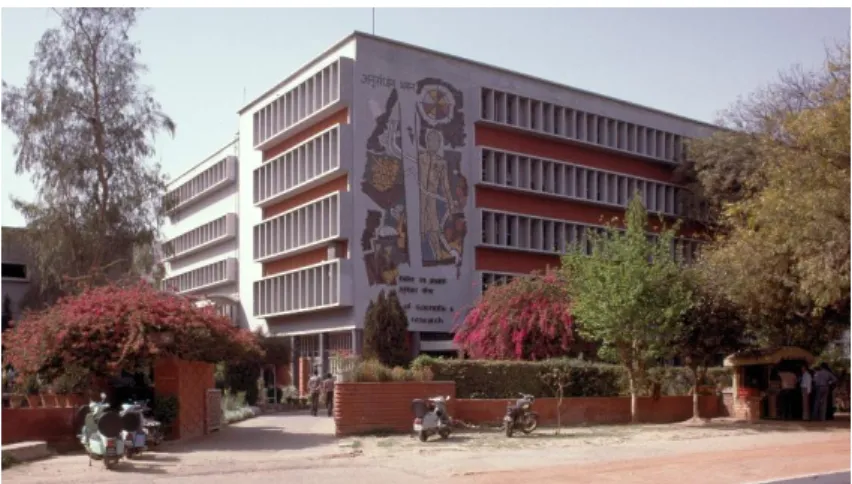 Ilustración 8: A. Kanvinde - Edificio para CSIR (Nueva Delhi, 1956) 