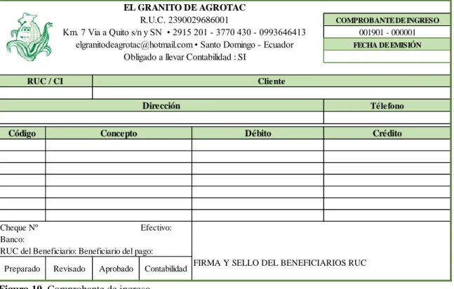 Figura 10. Comprobante de ingreso. 
