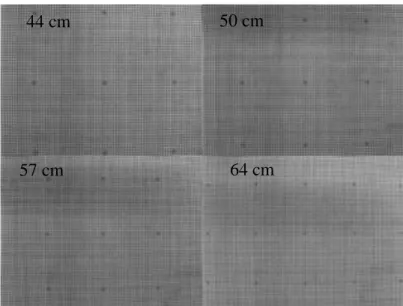 Figura 35. Fotogramas de la calibración de la cámara primaria en la segunda toma 